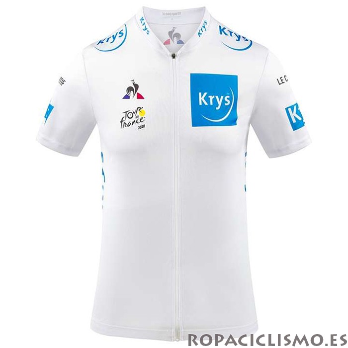 2020 Maillot Tour de France Tirantes Mangas Cortas Blanco(2)